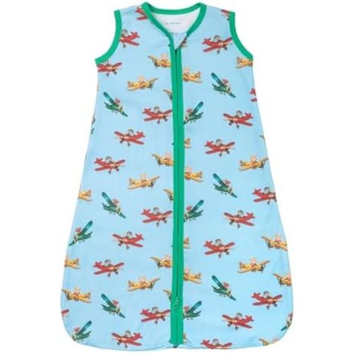 LollyBanks Sleep Sack, 100% Cotton Neutral Baby Sacks, 0.5 TOG Sleep Sacks Lightweight with 2-Way Zipper