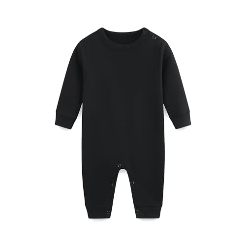Baby Girl Boy Outfit Infant 100% Cotton Long Sleeve Newborn Romper Unisex Footless Jumpsuit
