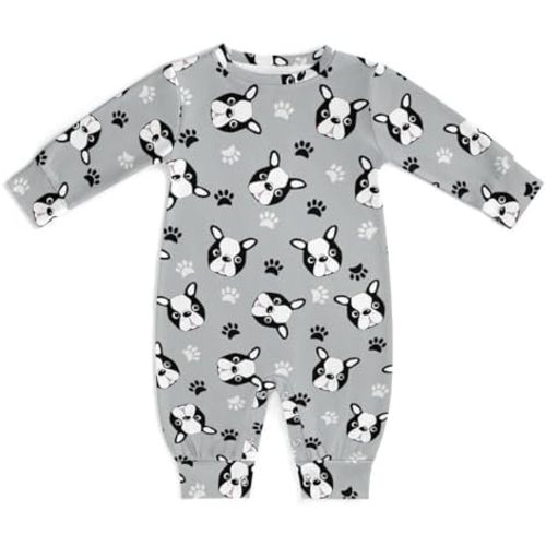 Newborn Baby Romper Clothing Cute Infant Long Sleeve Clothes Jumpsuit Playsuit One Piece Outfit for Boy Girl