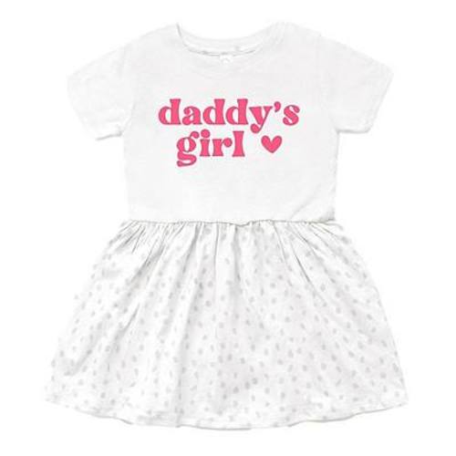 Daddy's Girl Heart Infant Girl Dress