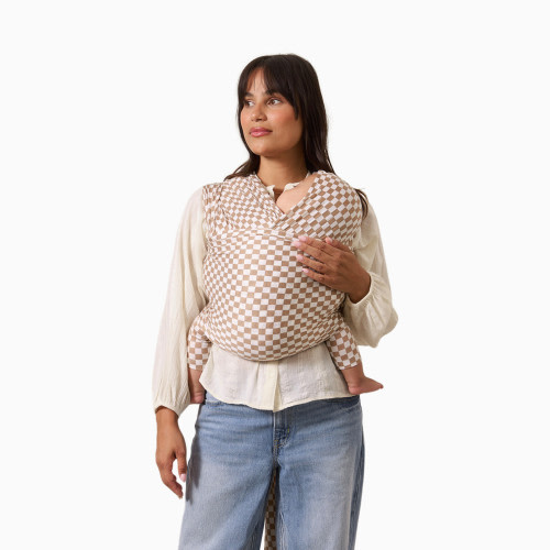 Solly Baby Wrap Carrier - Almondine Chequer