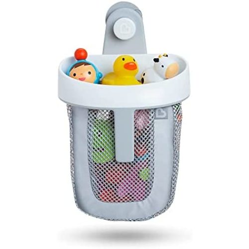 Munchkin Hanging Bath Toy Storage with Quick Drying Mesh, Grey