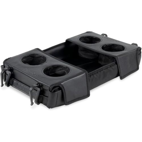 WONDERFOLD Flex Snack Tray for W4 Stroller Wagon with Convertible Cup Holders & Adjustable Sidewalls to Maximize Space, Easy to Install, Easy to Clean