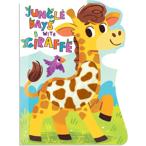 Jungle Days with Giraffe - Touch and Feel Board Book - Sensory Board Book