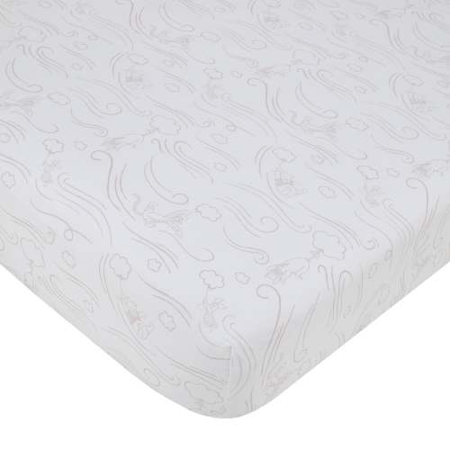 Disney Winnie the Pooh - Blustery Day Grey and White Clouds Fitted Cri – NoJo Baby & kids