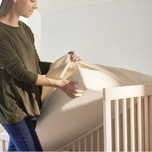 Breathable Organic 2-Stage Baby Crib Mattress