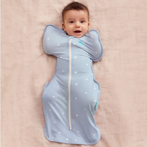 Swaddle Up™ 1.0 TOG Viscose from Bamboo Mist Blue Boats