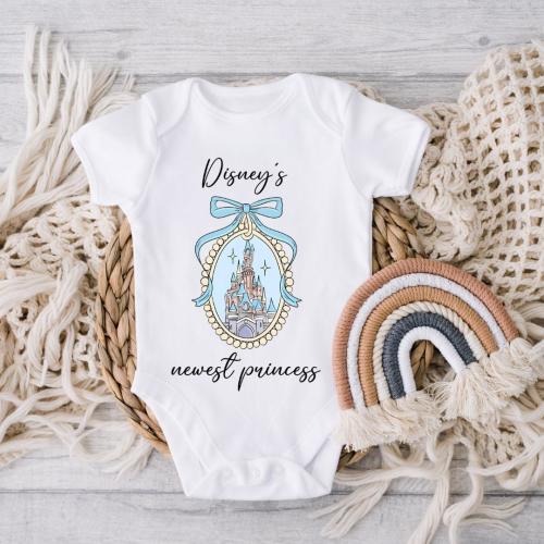disneys newest princess, disney bodysuit, princess bodysuit, disney baby announcement, disney bodysuit, disney princess, disney baby gift