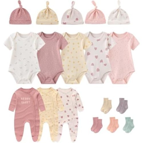 falianni 0-9M Unisex Baby 18‑Piece Layette Clothing Set