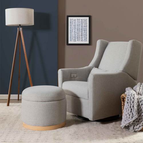 Naka Storage Ottoman in Eco Fabric | Babyletto