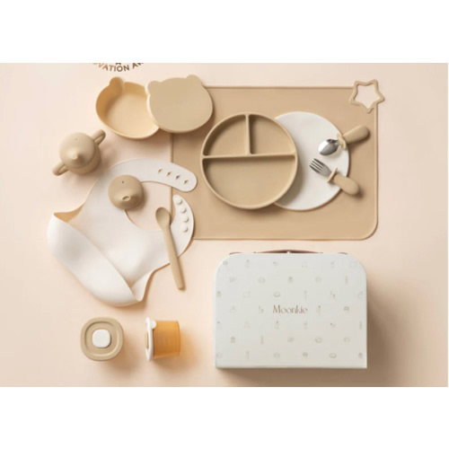 First Bites Gift Set (Croissant/Ivory)