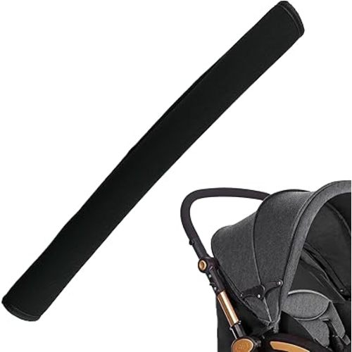 Universal Stroller Handle Cover Universal Handle Sleeve Cover for Baby Stroller (Black)