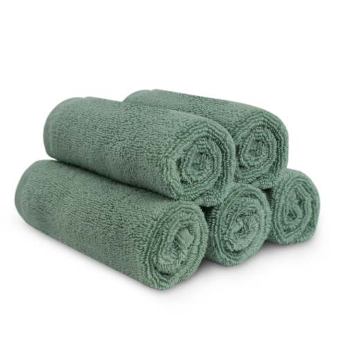 Organic Super Absorbent Washcloths, 100% GOTS Certified Organic Cotton