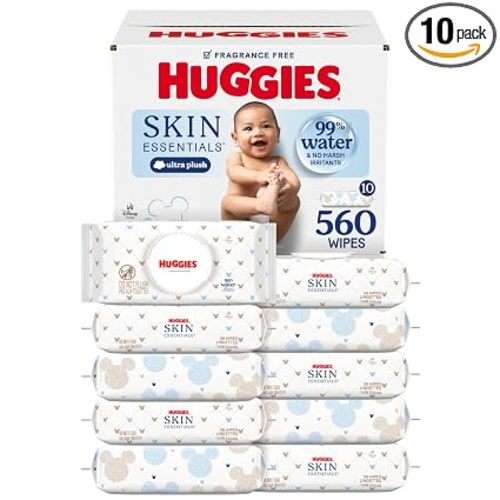 Baby Wipes 99% Water 10ack (560 Wipes Total)
