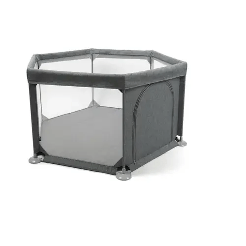 4Baby Hex Playpen Grey | Baby Bunting AU