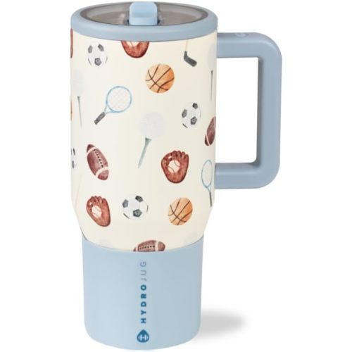 HydroJug Kids - 20 oz Insulated Kids Water Bottle with Flip Straw & Handle | Leak-Proof & Durable | Perfect for School, Sports, Lunch, Travel & Camp, Sports