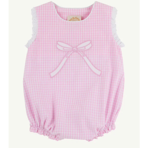 Brooksy Bubble - Pink Greenbrier Gingham