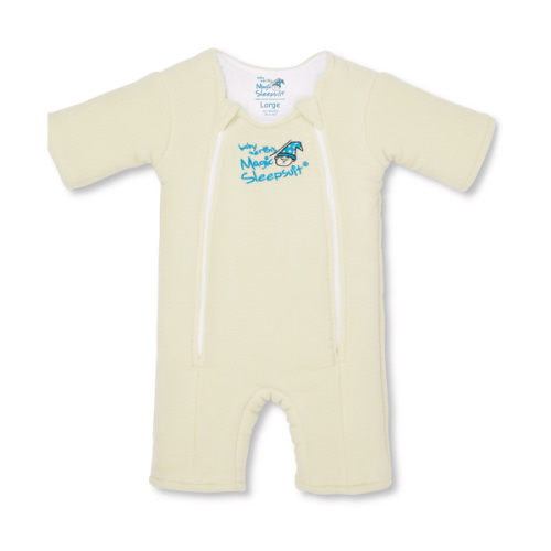 Baby Merlin's Magic Sleepsuit® 100% Cotton - Cream, Small
