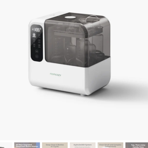 Momcozy DeepClean Baby Bottle Washer - White