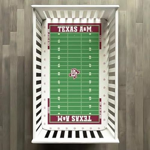 Texas A&M Stadium Crib Sheets