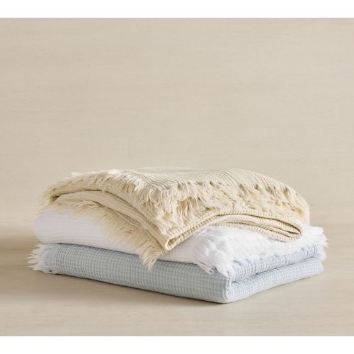 Orinda Cotton Gauze Muslin Throw