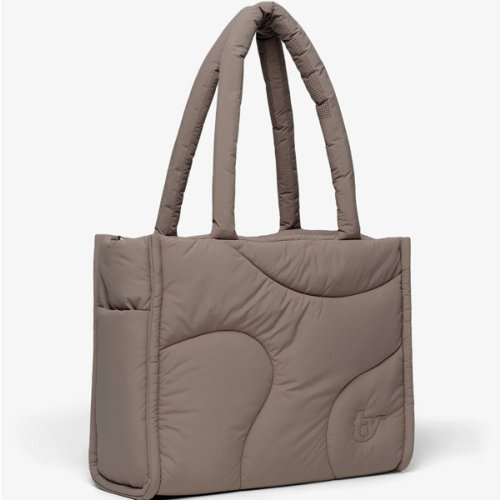 Clay Puffer Diaper Bag