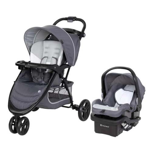 Baby Trend Ez Ride Travel System With Ez-Lift Car Seat (Dash Grey)