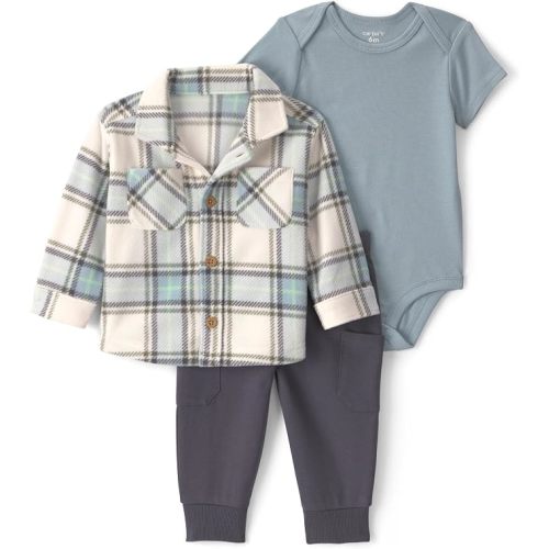 Carter's Baby Boys' 3-piece Bodysuit Pant Sets
