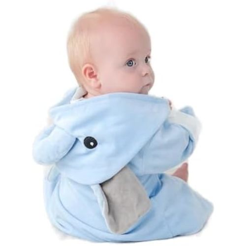 Baby Boy Bathrobes Infant Wash Waddle Cute Hooded Robe Newborn Bath Robe Toddler Towel Soft Ultra Absorbent