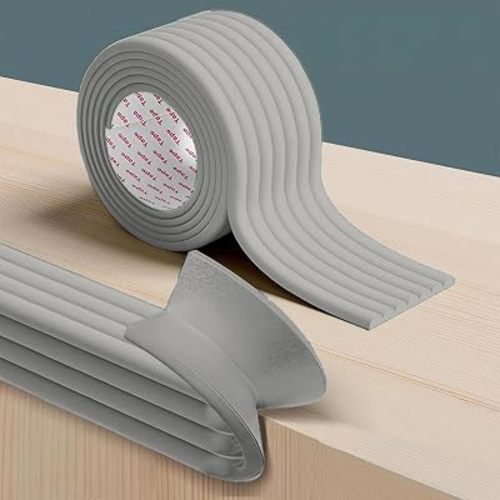 Baby Proofing Edge Corner Protector,Edges with Furniture Desk Edge Cushion& Edge Safety Bumpers,Corner Protector for Baby,Soft Rubber Foam Guard,6.5ft Gray