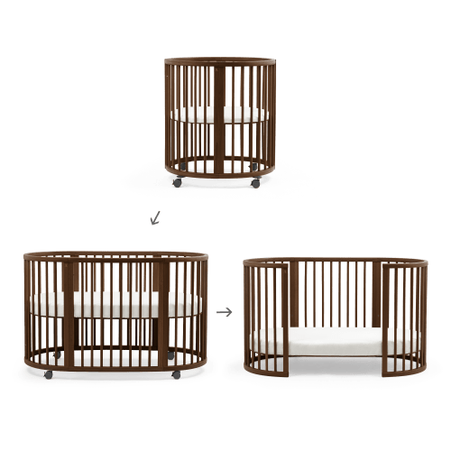 Sleepi™ 3-in-1 Convertible Crib with Mattresses and Extension Kit | Stokke® Online Shop