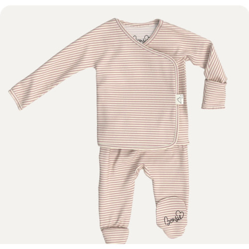 Footie - Berry Twist – Bonsie Skin to Skin Babywear