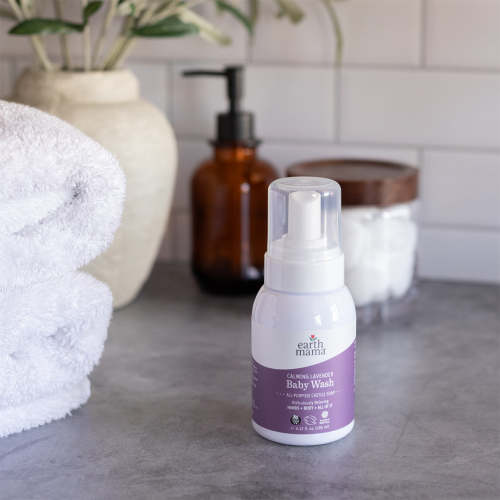 Calming Lavender Organic Castile Baby Wash | Earth Mama
