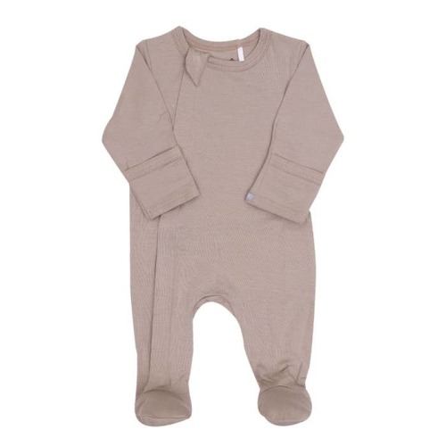 Solid Zipper Footie