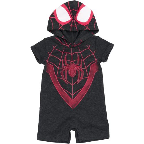 Marvel Spider-Man Miles Morales Newborn Baby Boys Cosplay Romper 6-9 Months