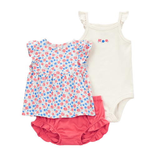 Baby 3-Piece Floral Little Diaper Cover Set - Carter's | Carter's
