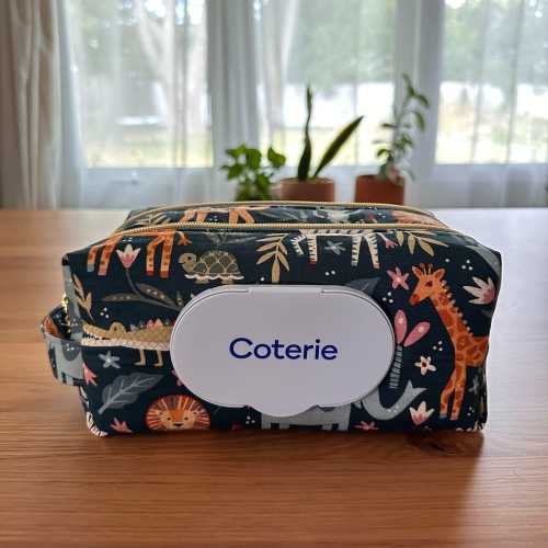 Baby Diaper and Wipe pouch | Double Zipper Pouch