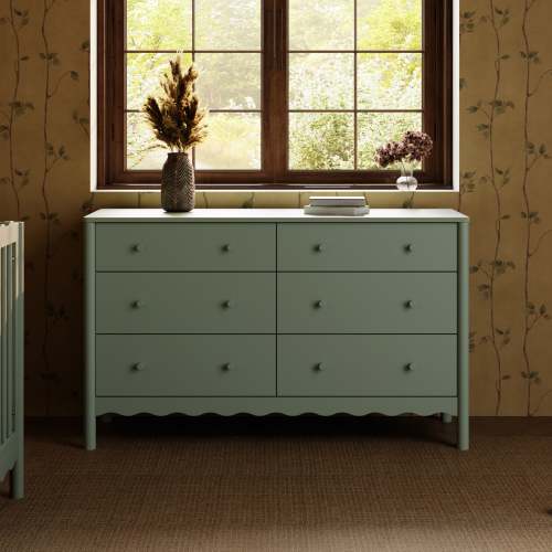 Swell 6-Drawer Wide Assembled Dresser (56")