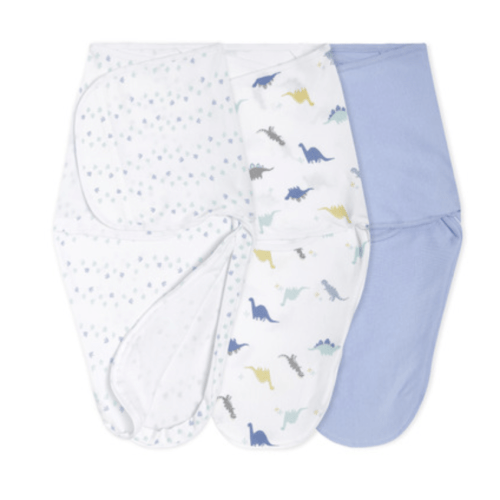 Buy Aden + Anais Easy Swaddle Wraps Cotton Pack Dino-rama at Well.ca | Free Shipping $35+ in Canada
