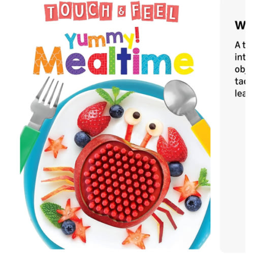 Yummy! Mealtime - Touch and Feel Board Book - Sensory Board Book (Touch & Feel Sensory Board Books for Baby & Toddler Time)