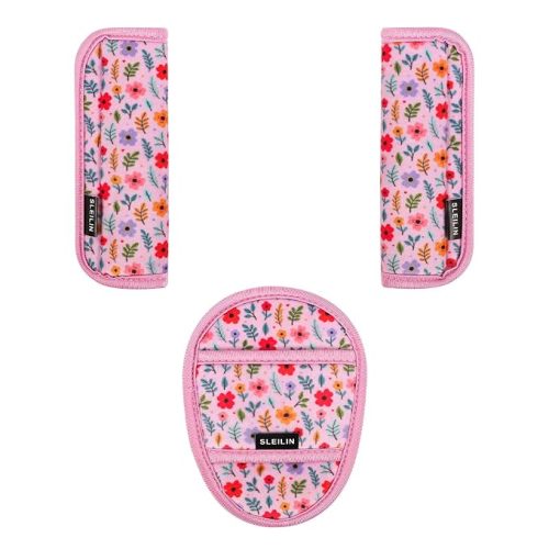 3 Pcs Car Seat Straps Shoulder Pads Suit for Kids : Ultra-Soft Child Car Seat Strap Covers, Kids Car Seat Strap Pads, Cute Plush Printed Seat Belt Covers, Hip Support, for Pushchair, Baby Stroller