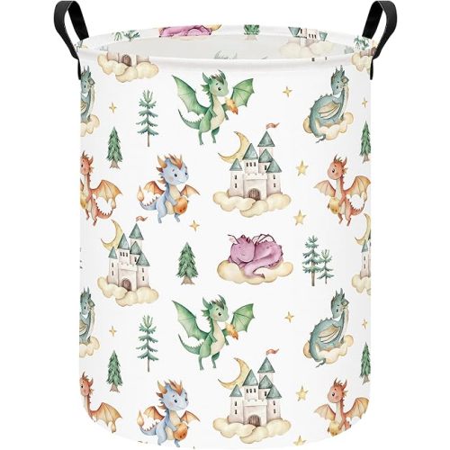 Dragon Fabric Storage Bin Nursery Organizer Basket