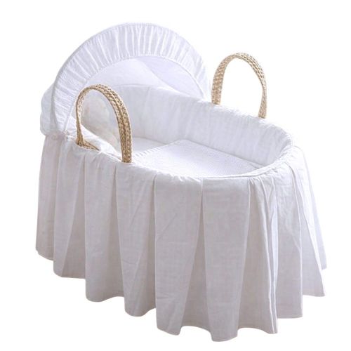 Kinder Valley - Aura Premium Moses Basket - White