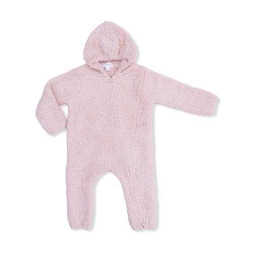 Chenille - Blush Hooded Romper – Angel Dear