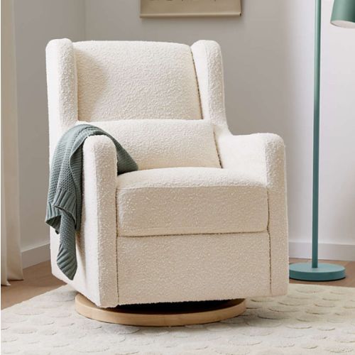 Wally Ivory Boucle Nursery Glider Chair