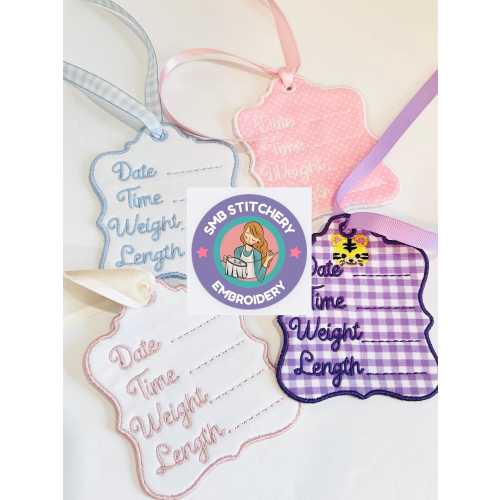 Baby Birth Stat Tag