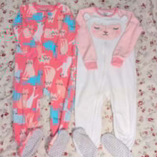 Carter's baby fleece pajamas 24m