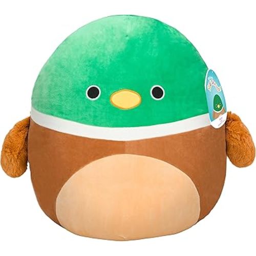 Squishmallows Original 16-Inch Large Avery The Mallard - Official Jazwares Pillow Plush - Collectible Soft & Squishy Duck Stuffed Animal Toy - Add to Your Squad - Gift for Kids, Girls & Boys