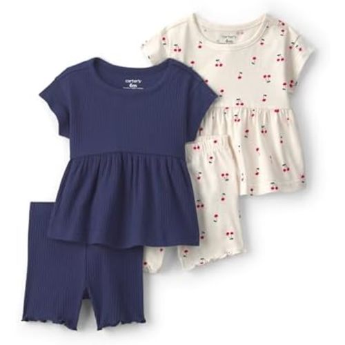 Carter's Baby Girls' 4-piece Short Set