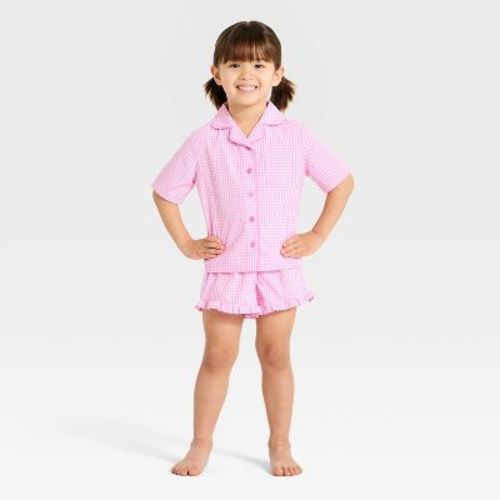 Toddler Girls' 2pc Mommy & Me Pajama Set - Cat & Jack™ Pink 5T